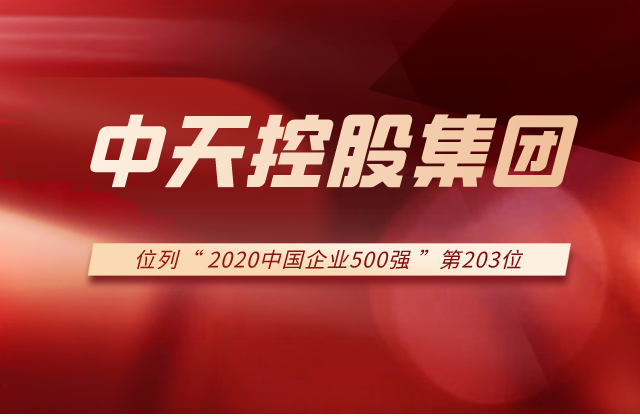 尊龙时凯集团列2020中国企业500强第203位！